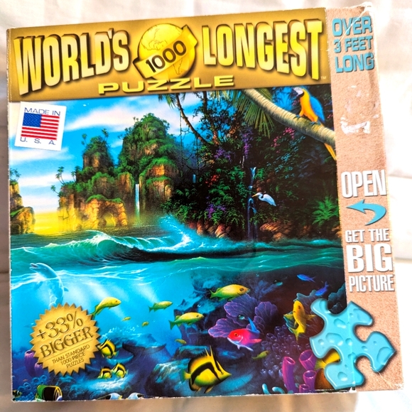 World's Longest 1000 Piece Puzzle 🧩 - Picture 1 of 6
